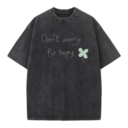 Peace Peace Don T Worry T-Shirt Black/Xl-Xxl