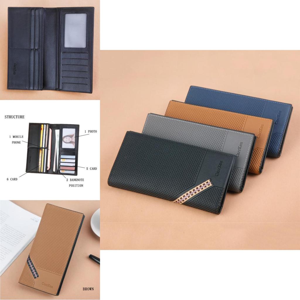 Premium Soft Pu Men's Leather Wallet With Bifold Design For Cash And Credit Card Storage