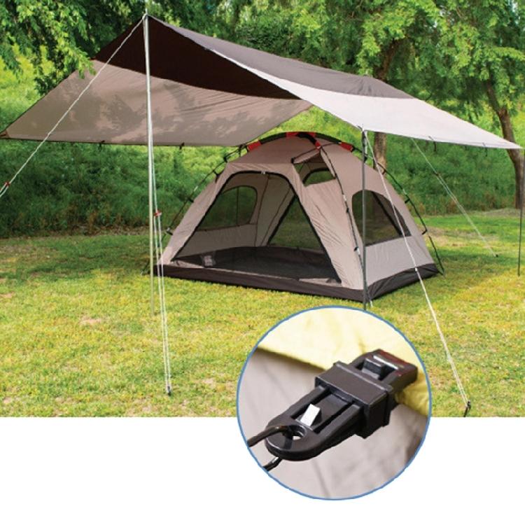 5x Heavy-Duty Lock Grip Tarp Clip Reusable Tent Tighten Lock Grip Awnings Clamps