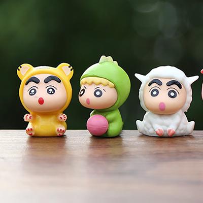12 Pezzi/Set Cartone Animato Crayon Shin Chan Action Figure Kawaii Figurine da Collezione Film Gadget Giocattoli Regali Per Bambini