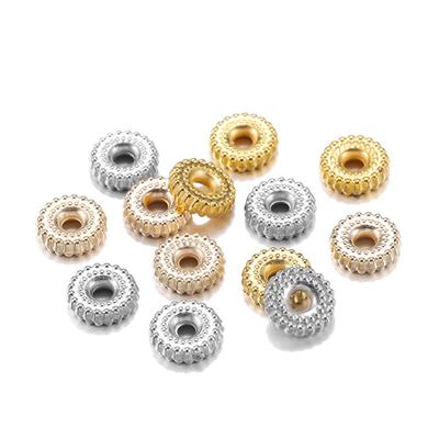 200 peças Ouro Ródio CCB Contas de Engrenagem de Plástico Soltas Espaçadoras Contas de Charme Achados para Acessórios de Suprimentos para Fabricação de Joias