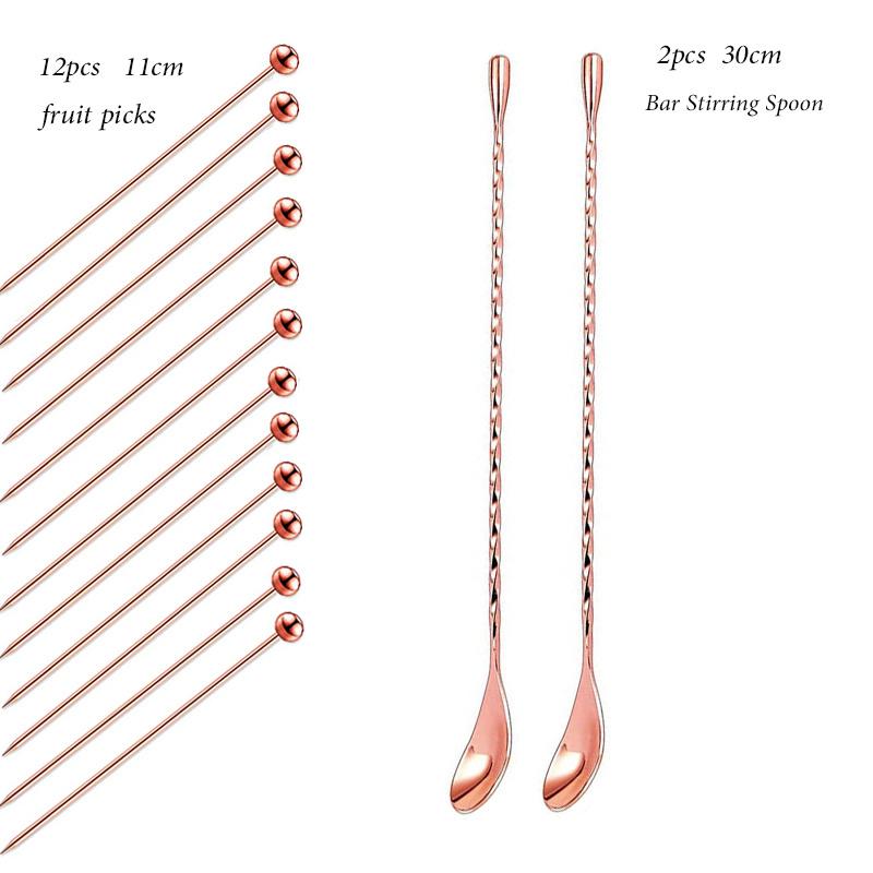 Nerezová ocelová mixérová tyčinka na koktejlové nápoje, míchací tyčinky, puddler, muddler, naběračka, míchadlo, tyčinky na chvilku, barové příslušenství