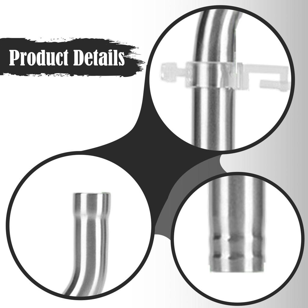 Universal Aquarium Lily Pipe Set Leakproof Stainless Steel Tubing System Adjustable Outflow for Planted Fish Tank