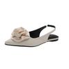 Pointed flat-soled single shoes women's spring and summer new fashion temperament celebrity sandals