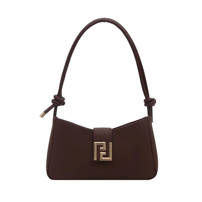 Texture popular armpit bag women's new trend solid color urban commuter shoulder messenger bag women