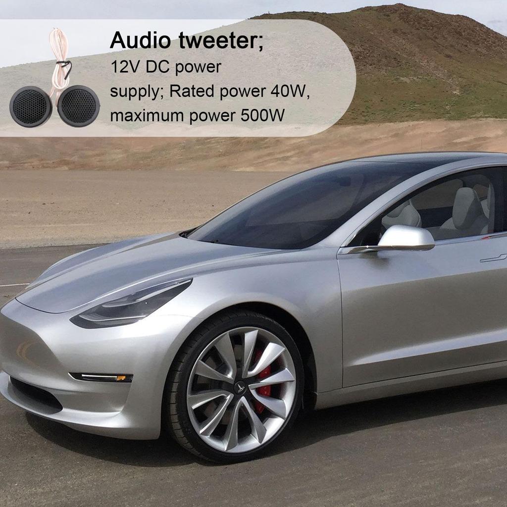 Marine Tweeter - High Efficiency Dome Speaker 500w, Multi-Purpose Track Sound System | 2