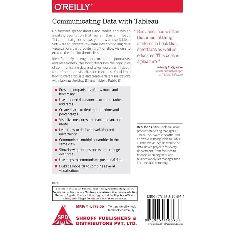 Communicating Data with Tableau: Designing, Developing, and Delivering Data Visualizations