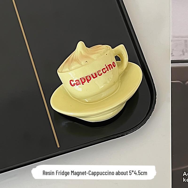 Personalized 3D Food Refrigerator Magnet - Creative & Cute Resin Design