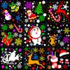 Christmas Projection Lamp 16 Cartoon Patterns LED Projector Decorative Lights Spotlight for Easy Installation Xmas Ornaments