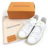 Excellent LOUIS VUITTON Low cut sneakers white leather mens 10 Used