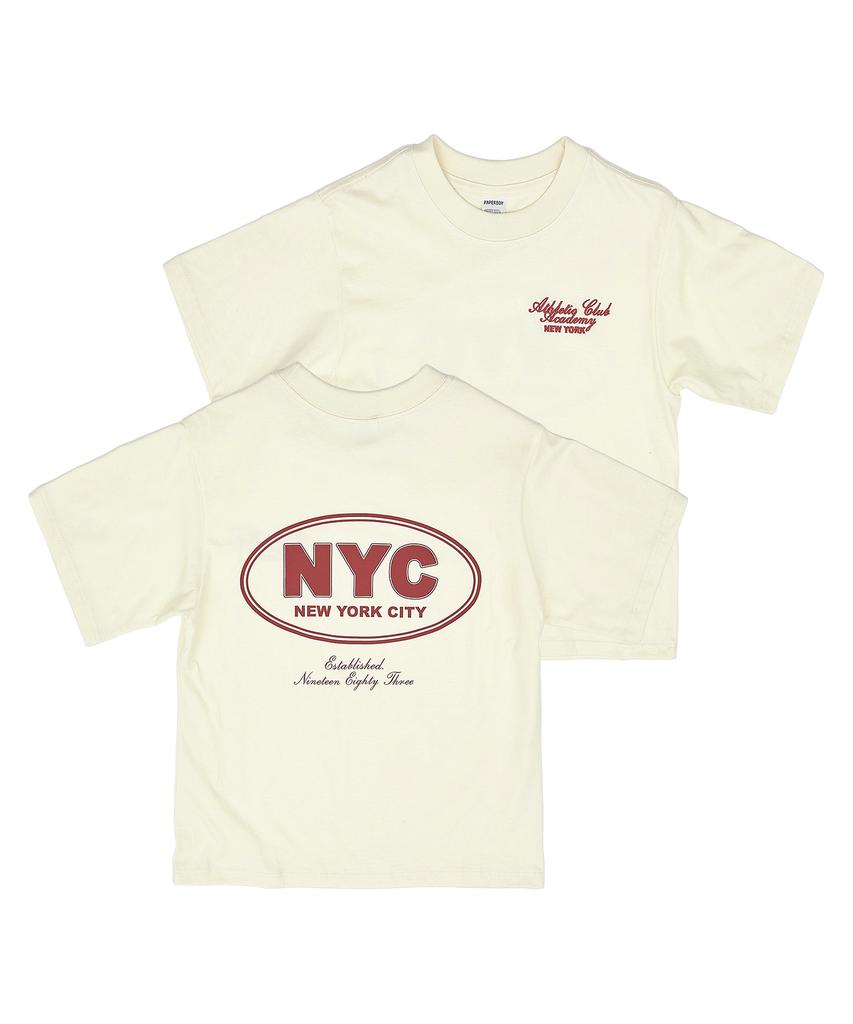 PAPERBOY Nyc Academy Short Sleeve T-Shirt - Navy
