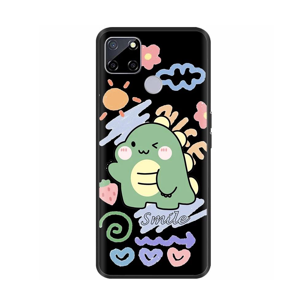 Shockproof Cover For Realme C25 C25s Coque Realme 7i RMX2193 Soft Silicone Fundas Phone Case For OPPO REALME C12 Cover Bumper
