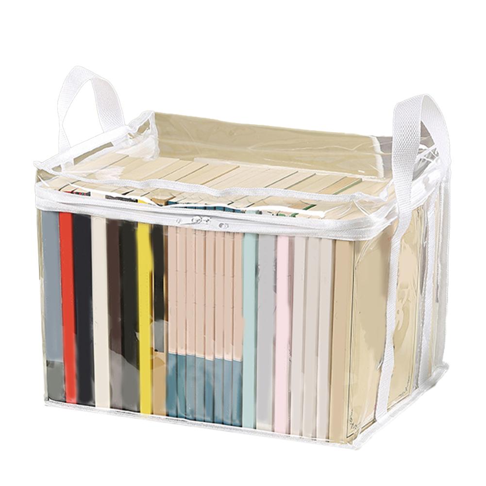 Foldable Book Box Student Organization Waterproof Storage Maximize Living Space