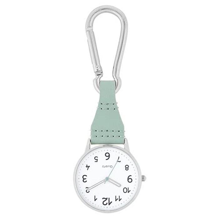 J-AXIS Watch Dusty Color Carabiner Watch Hook Casual Easy-to-Read Pastel Color Backpack Bag Student 20P1361 Green One Size