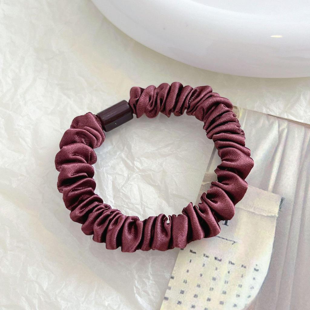 Koreańska gumka do włosów o wysokiej elastyczności: Cienka, Prosta, Płaska Konstrukcja Klamry