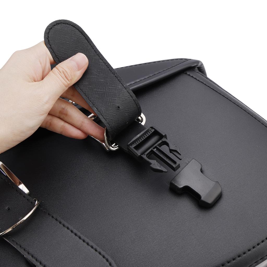 Tail Bag Side Saddlebag Tail Bag Luggage Pouch Storage Black 42L For Motorbike