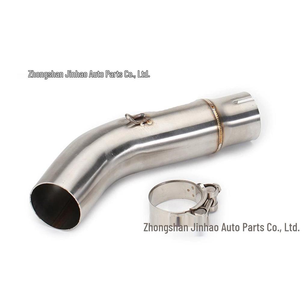 Stainless Steel Mid-Pipe for Suzuki GSR750 Motorcycle Exhaust Modification