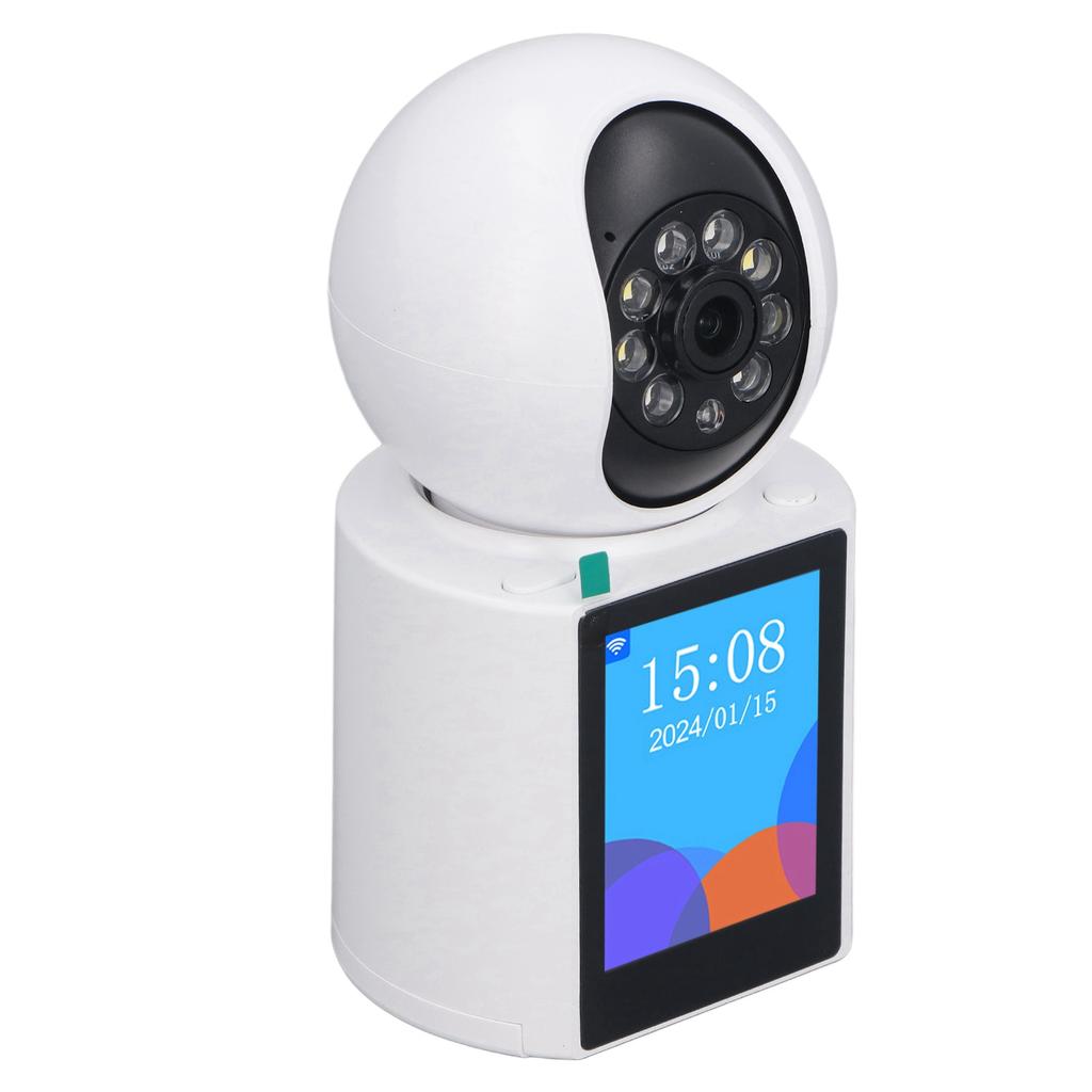 Two Way Video Camera 3MP HD Rotatable Night Vision Indoor Home Video Call Security Camera for