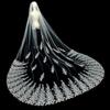 Sparkling Cathedral Length Bridal Veil with Hair Comb Single Tiers Wedding Gowns Veil for Bride Soft Tulle Veil 138Inch
