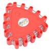 3 Pcs Triangle LED Road Flares Roadside Emergency Safety Light Beacon Flashing Warning Light Kit with Magnetic Base