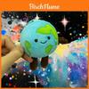 Portachiavi Peluche Terra Cartone Animato Con Morbido Peluche Corto Per Borse Da Viaggio E Accessori