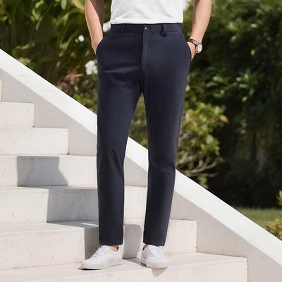 Montagut Men's Summer Casual Straight-Leg Stretch Pants