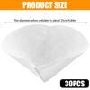 30 Pcs Fryer Oil Filter Cone Filters Non-Woven Filter Cones Cooking Oil Filter Cones Filter Kitchen Restaurants Hotels Accessory