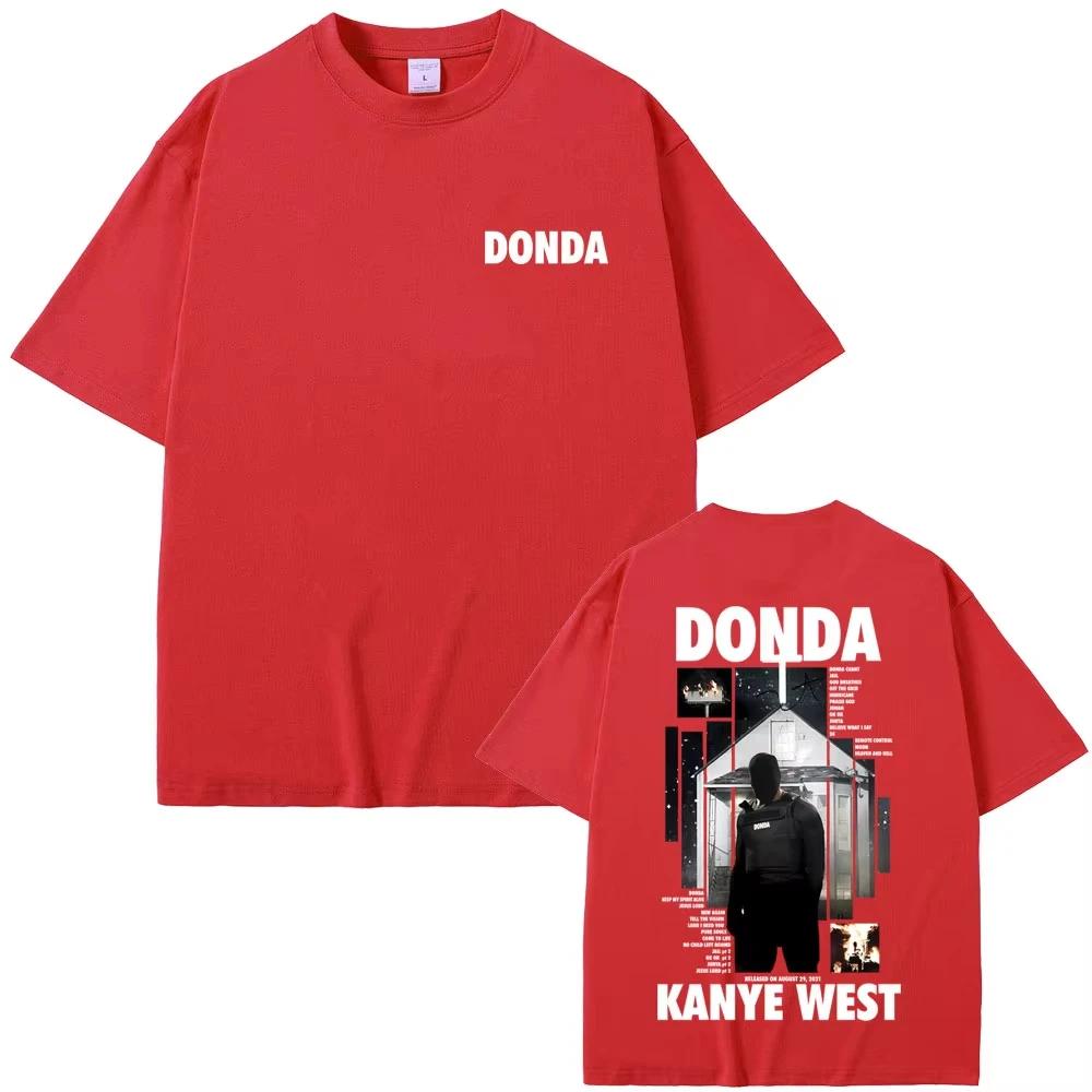 Rapper Kanye West Donda Graphic T-shirt Men Women Hip Hop Fashion Pop Music T Shirts Men's Casual Summer Vintage T-shirts Tops
