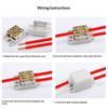 High Power Wire Connector Junction Box Quick Splice Electrical Cable Terminal Block For Home Wiring