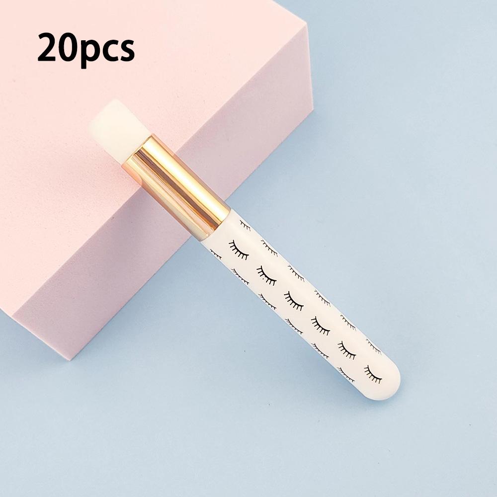 10/20/50pcs Eyelash Makeup Brush Cleaning Brush Lash Shampoo Brush for Eyelash Extensions Peel Off Nose Pore Blackhead Remover M