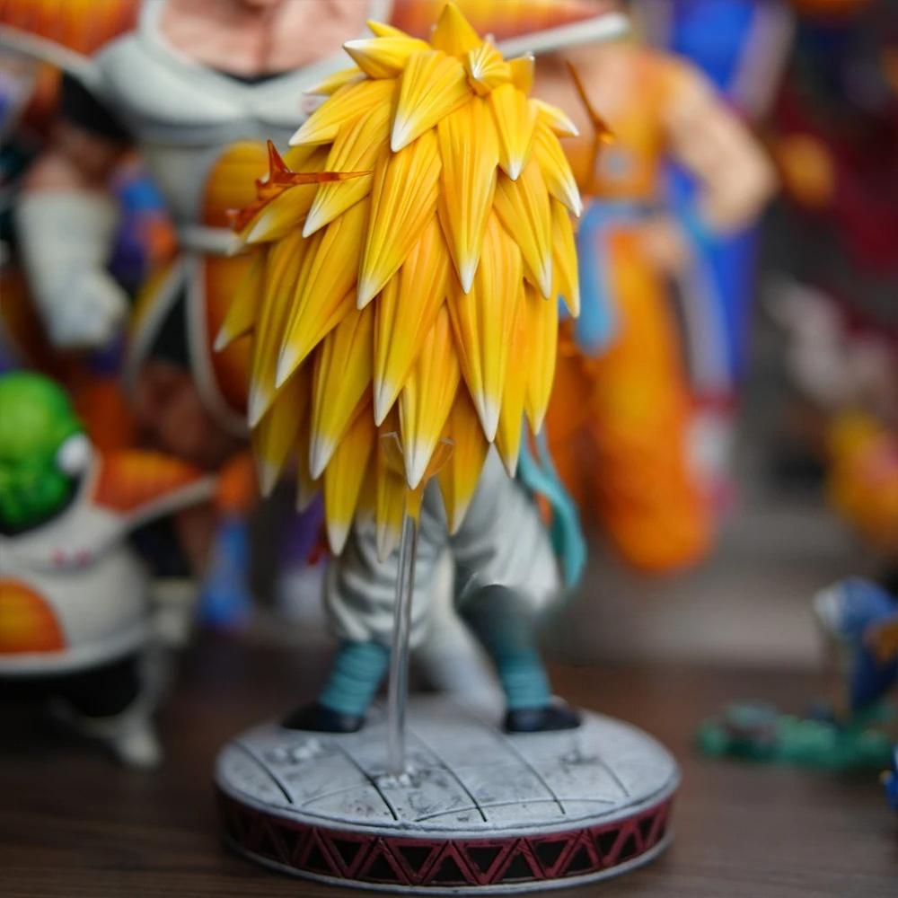 25cm/9.84in Anime Dragon Ball Z Figure Super Saiyan 3 Gotenks Figure SSJ3 Gotenks PVC Collectible Figure Playthings Gifts
