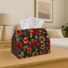 1pc Tissue Box Holder Floral Repeating Pattern - Multifunctional Napkin Dispenser for Home Party  Decor - Decorative Tissue Paper Organizer Living Roo