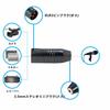 Wuernine XLR 3.5mm Konverter Stecker Mikrofonanschluss Stereo Mini Klinke Buchse auf Canon 3-Pin Stecker Männlich Konverter Adapter für Kameras, Recorder, Mixer