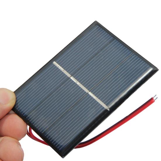 Mini 1,5V 0,65W Panelmodul mit 300mA Solarleitungen für DIY Lichter Spielzeug