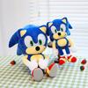 Sonic The Hedgehog Plush Toy Soft Stuffed Animal Doll Pillow Blue