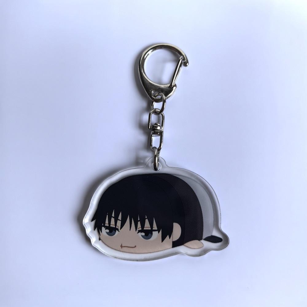 

Аниме Фигурки Jujutsu Kaisen Годжо Сатору Гэто Сугуру Косплей Акриловые Брелоки Фусигуро Тодзи Персонаж Брелок Декор Шарм 5cm
