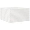 Plant Pot White 80*80*45.5 Cm Solid Pine Wood