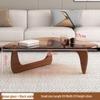 Modern Nordic Glass Coffee Table - Light Luxury Designer Tea Table for Small Living Rooms and Apartments