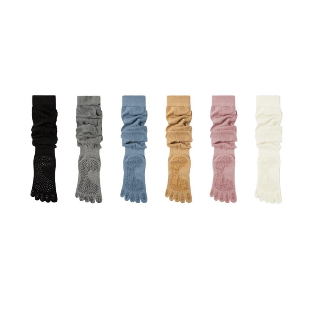 Geteilte Zehen Fünf-Finger Yoga Socken Rutschfeste Lockere Socken Modische Overknee Socken Damen