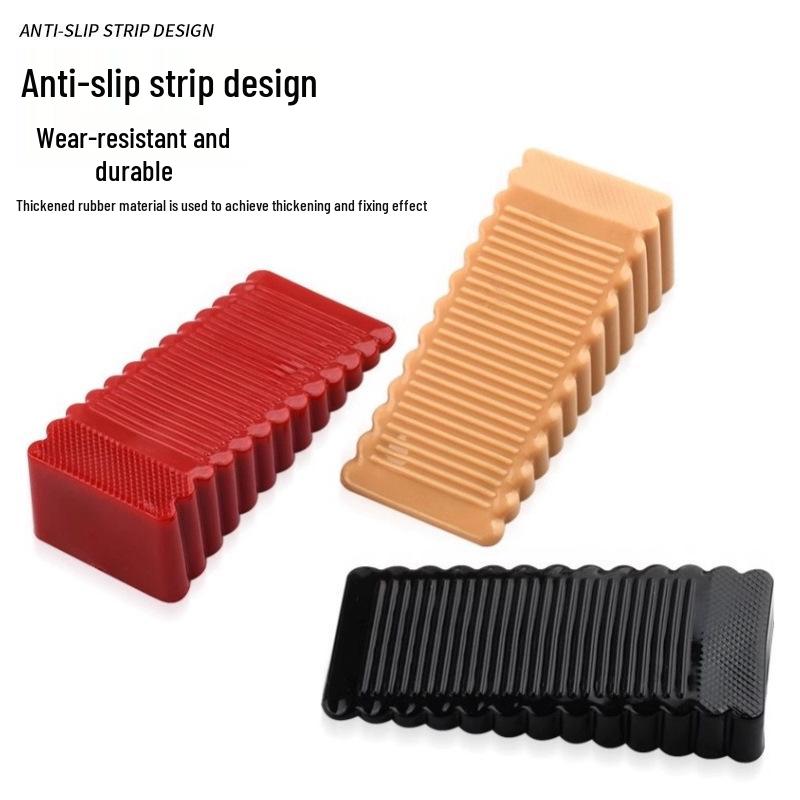 Windproof, Punch-Free Anti-Collision Door Stopper - Rubber Safety Stop for Home Doors