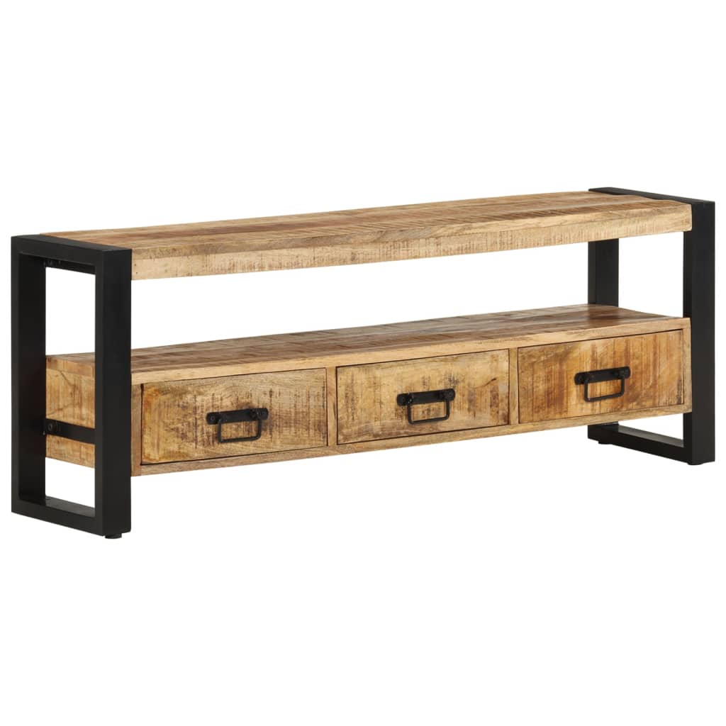 TV Cabinet 120x30x45 Cm Solid Mango Wood