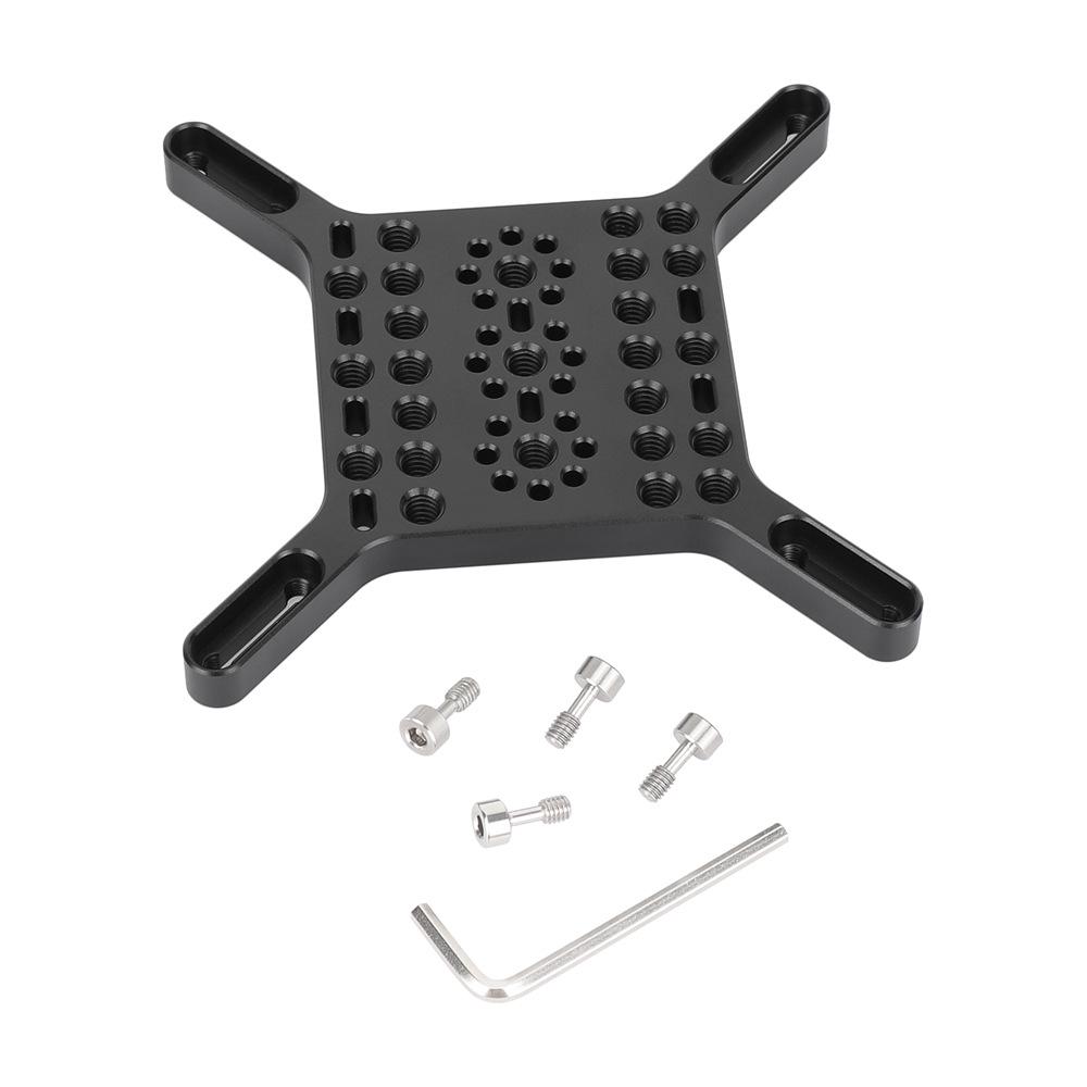 HDRIG VESA Mounting Plate 75x75/100x100 with 1/4 Positioning Hole for Monitors, Model 3957 чёрный