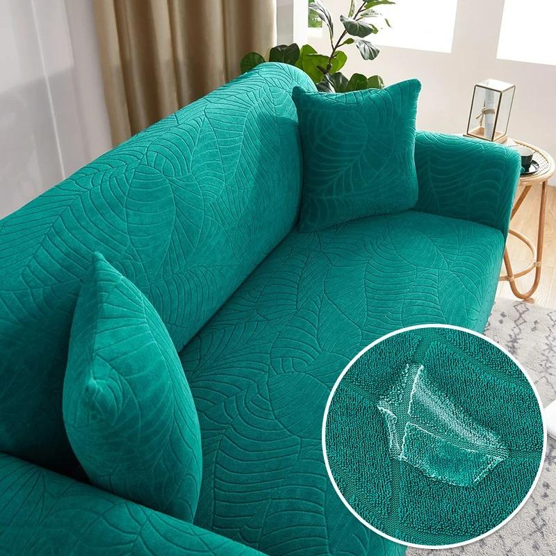 Elastic Jacquard Sofa Cover for Living Room, Stretch Slipcovers, Corner Sofa Covers, L Shape, 1, 2, 3,4