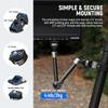 Neewer 28cm Magic Arm Clamp Mount Articulated Arm Camera Monitor Mount Super Clamp/1/4" & 3/8" ARRI Positioning Pins and Holes for DSLR/Action Camera/