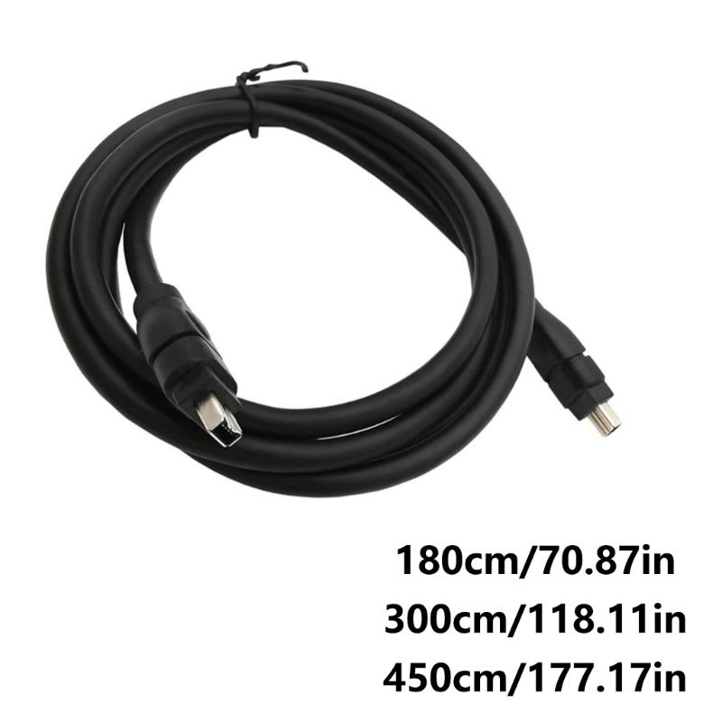 Professional FireWire 400 IEEE1394 Cable 4Pin Connectors for Camcorders and Audios Equipment for Laptop To Camcorder