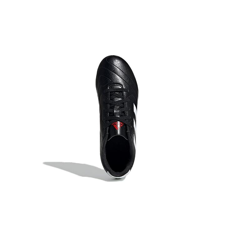 adidas Goletto 7 VII Firm Ground Cleats K FG Anti Kick Cushioning Low Top Kids' Soccer Shoes Black White Kids' EE4485