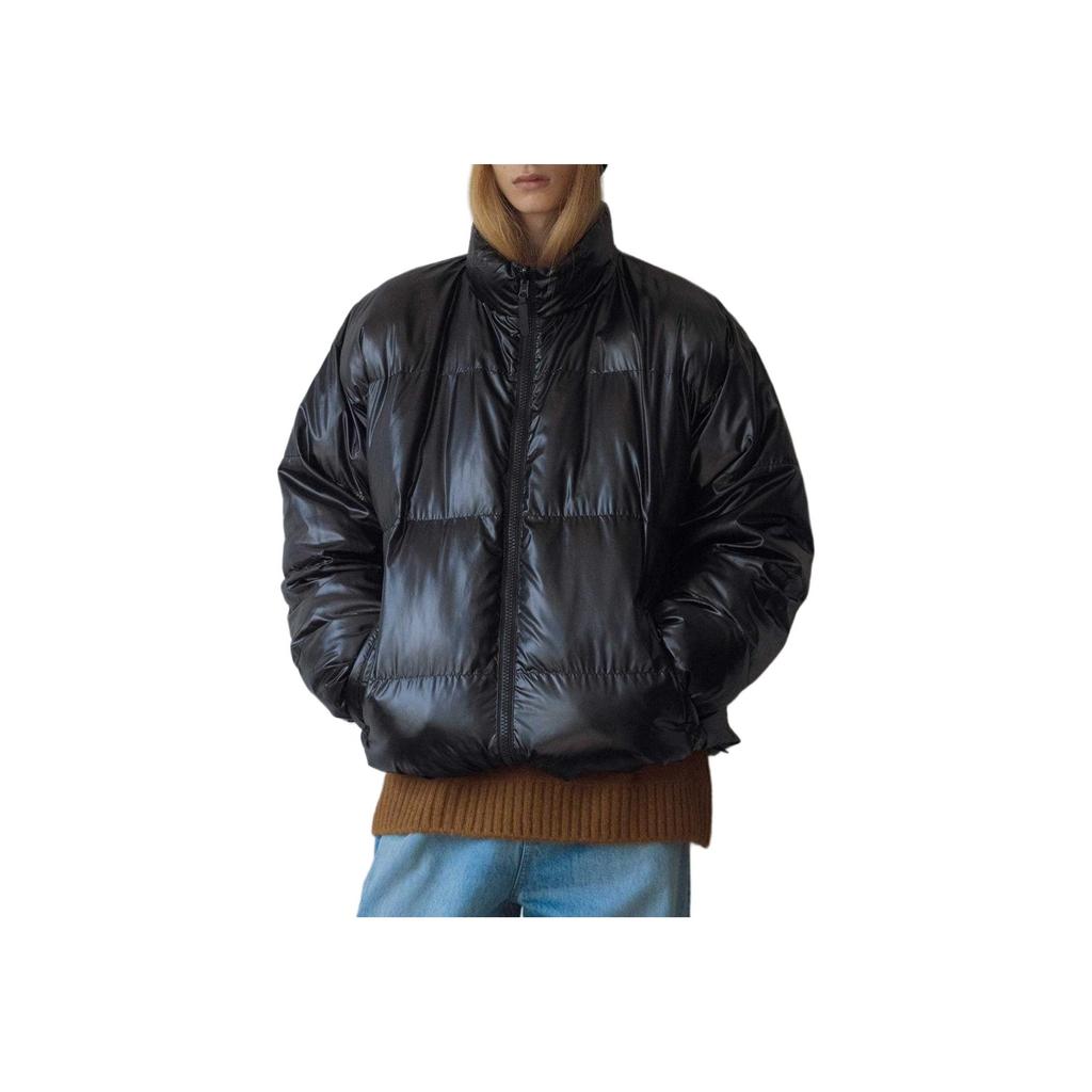 Puma Glossy Short Down Jacket Unisex Outerwear Black 928655-01