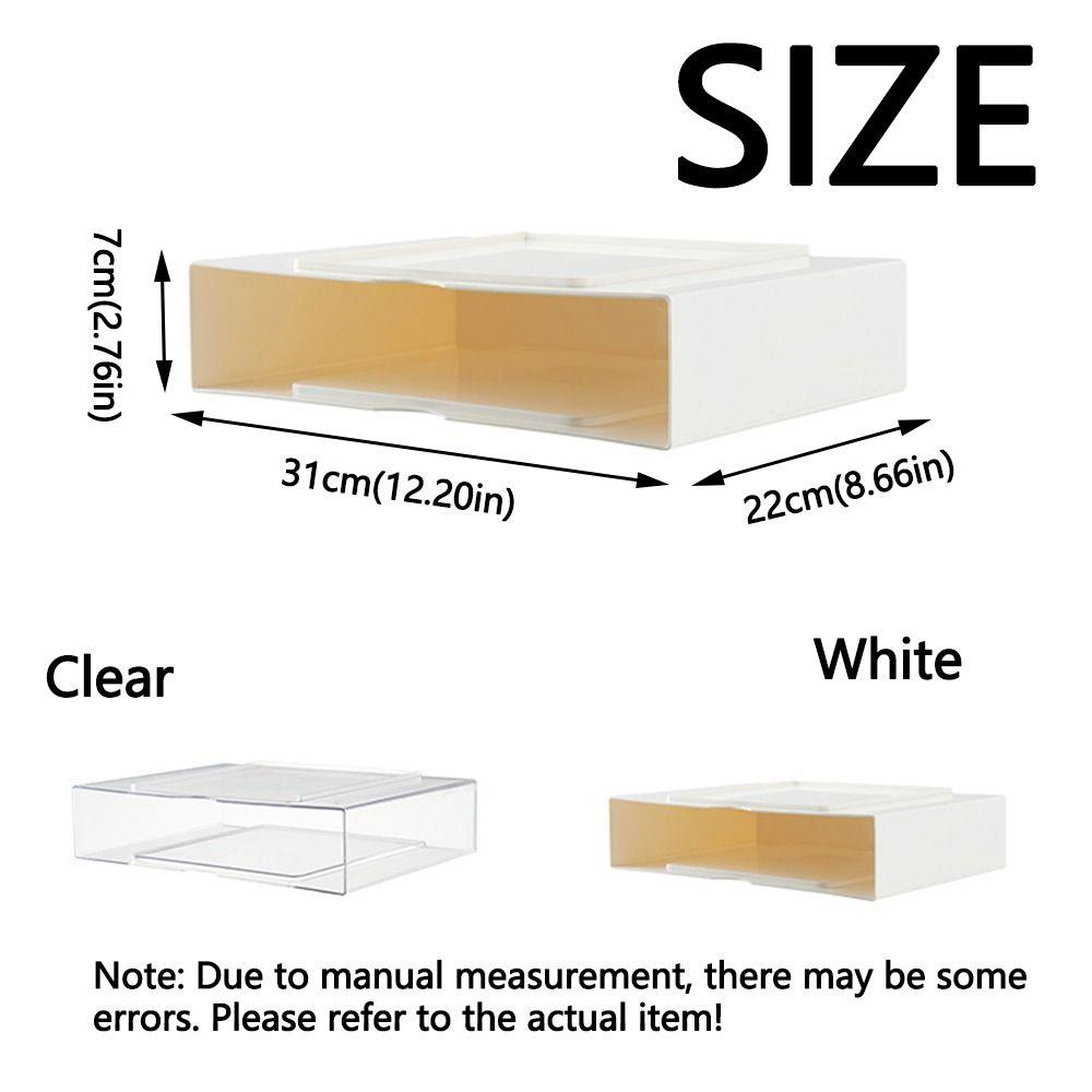 Solid Desktop Storage Rack Plastic Drawer Desk Organizer A4 Paper Sorting Box  Collection Utensils