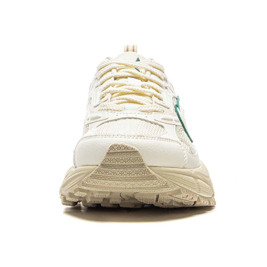 New LiNing Star Ring Slip Resistant, Abrasion Resistant, Breathable Low Top Casual Shoes Women's White Green AGCV112-1