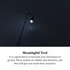 Model Railway Lamp Outdoor Scale Streetlight Simple Building Props Accessories Single-Head LED Park Light Home Landscape